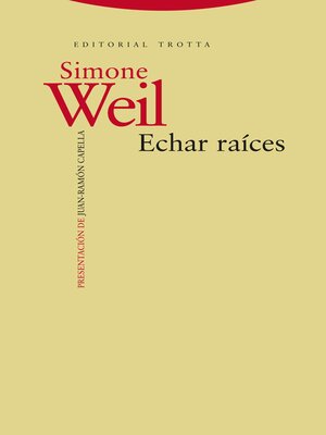 cover image of Echar raíces